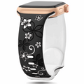 DuoTone Floral Silicone - Black/White
