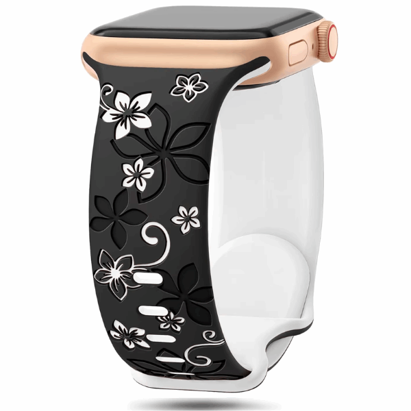DuoTone Floral Silicone - Black/White