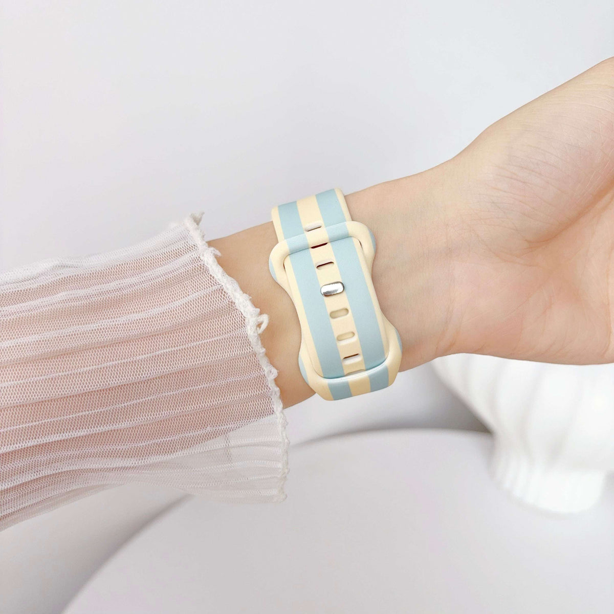 Silicone Prints - Blue Stripe