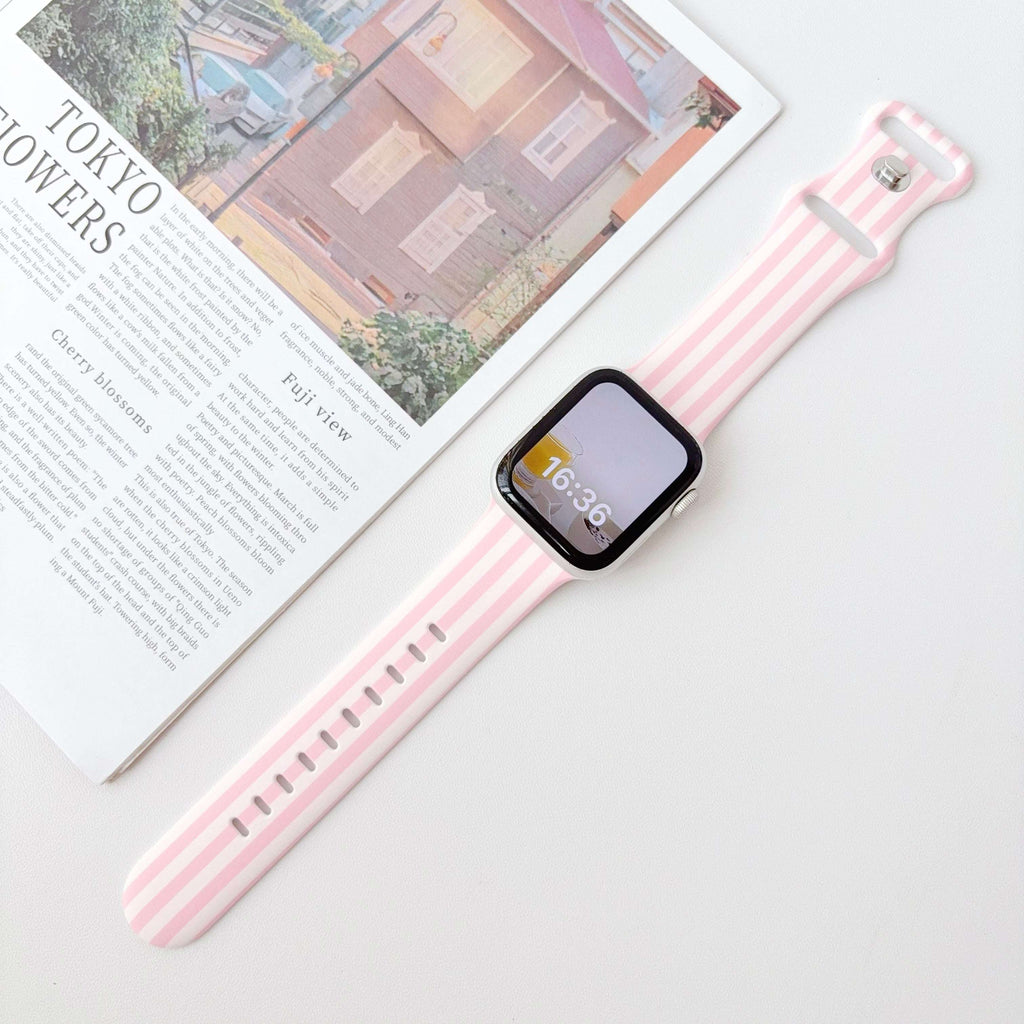 Silicone Prints - Pink Stripe