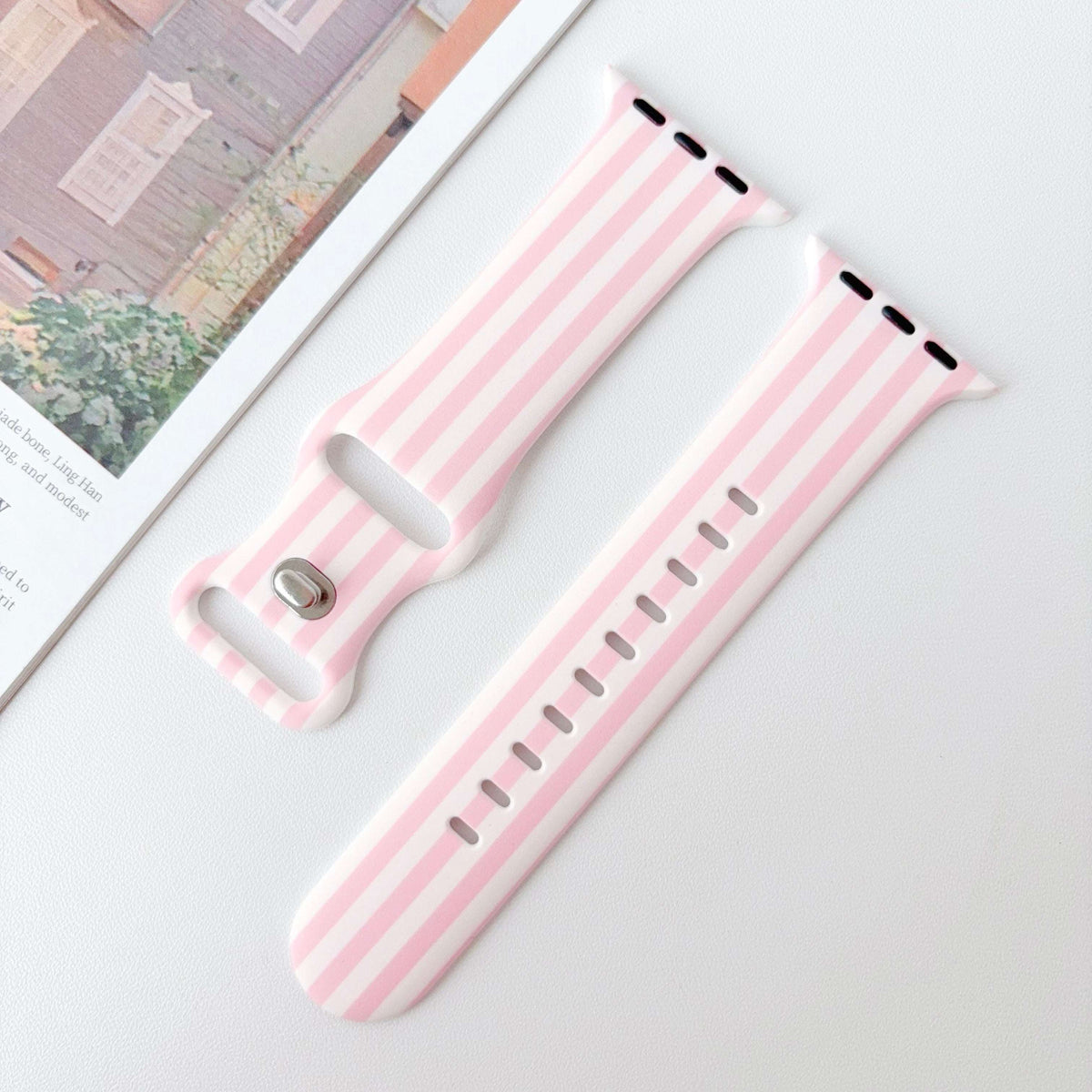 Silicone Prints - Pink Stripe