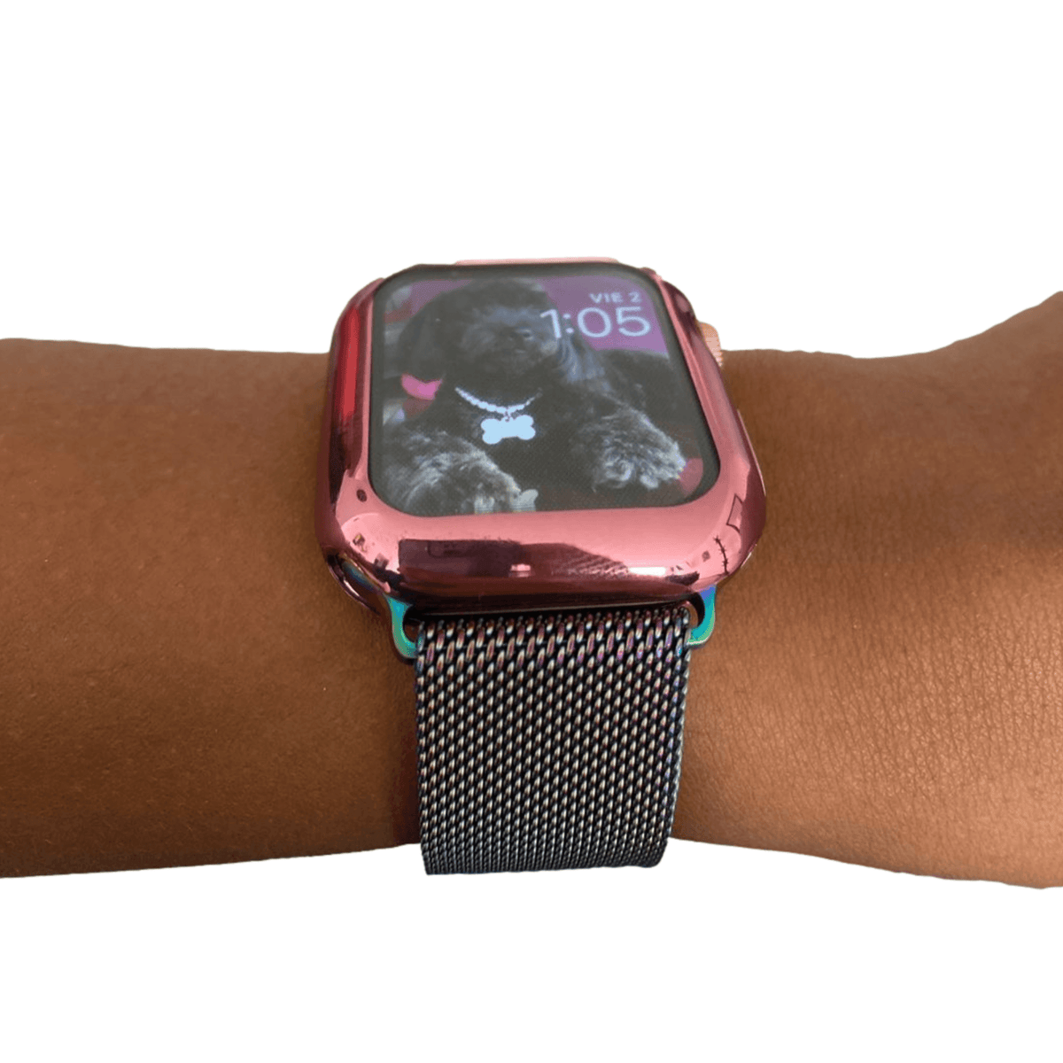 Case and Milanese Loop Strap for Apple Watch