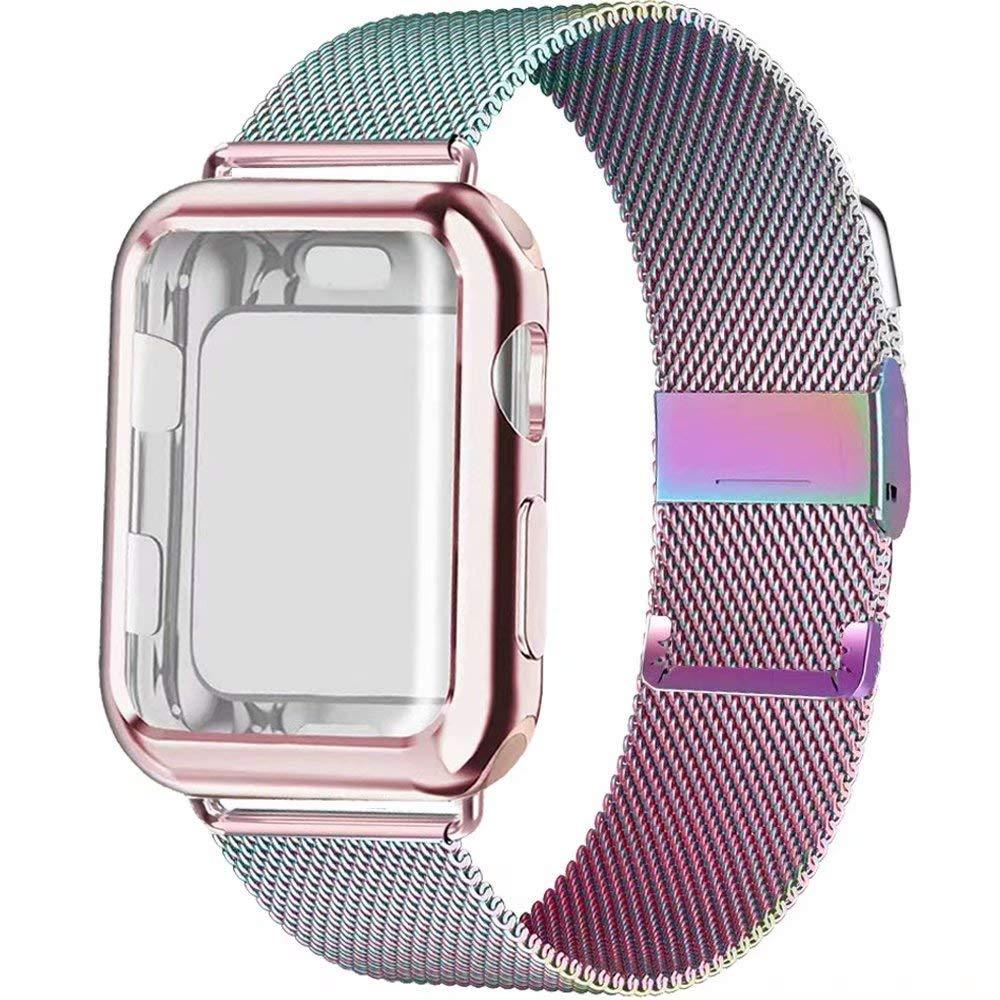 Case and Milanese Loop Strap for Apple Watch