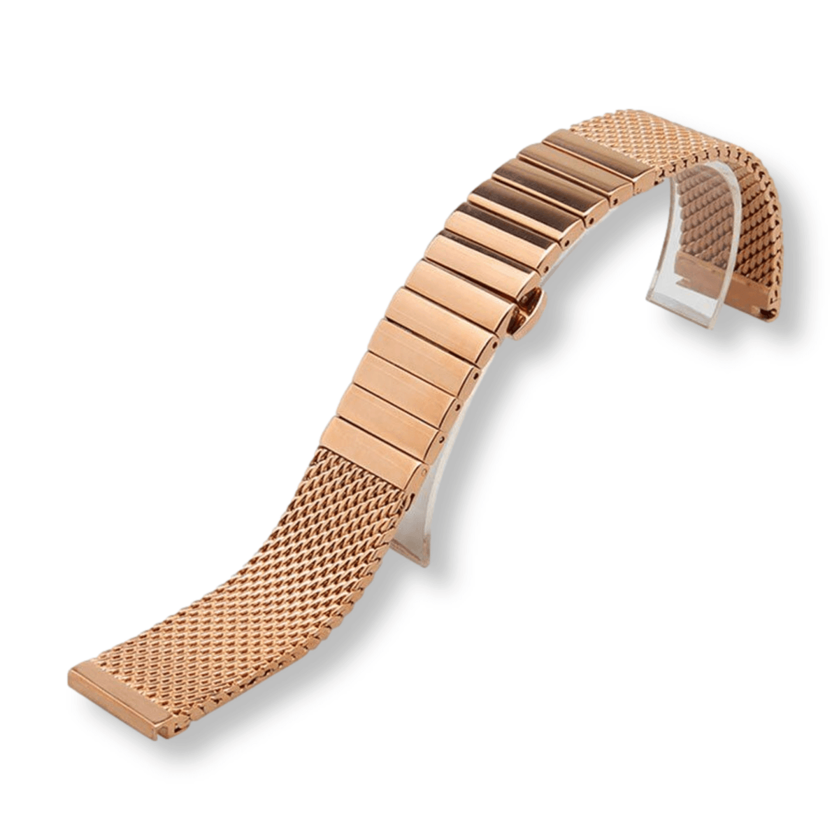 Combination Milanese Stainless Steel Watch Band