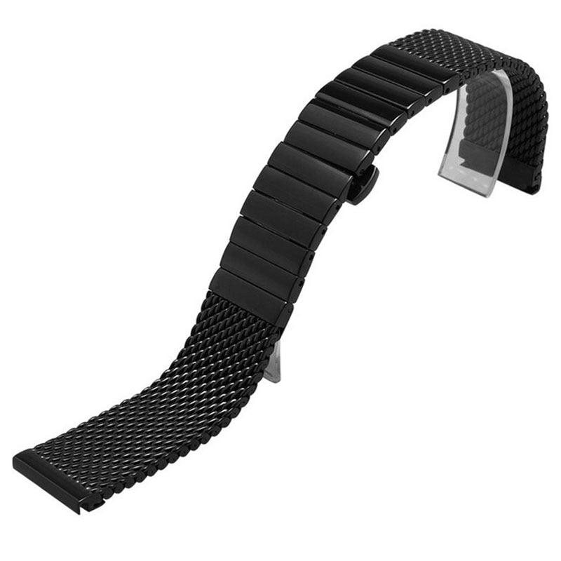 Combination Milanese Stainless Steel Watch Band