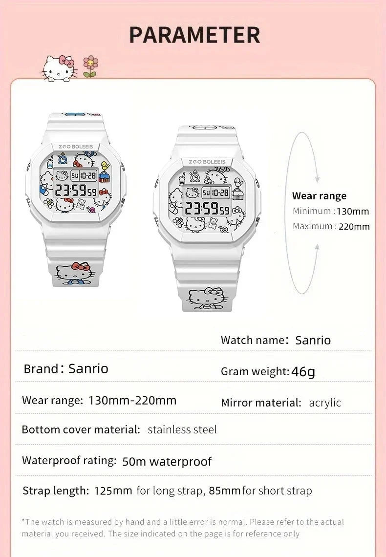 Original ZGO Sanrio Digital Waterproof Wrist Watch