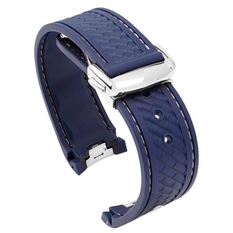 Rubber Silicone Strap for Omega Seamaster 150