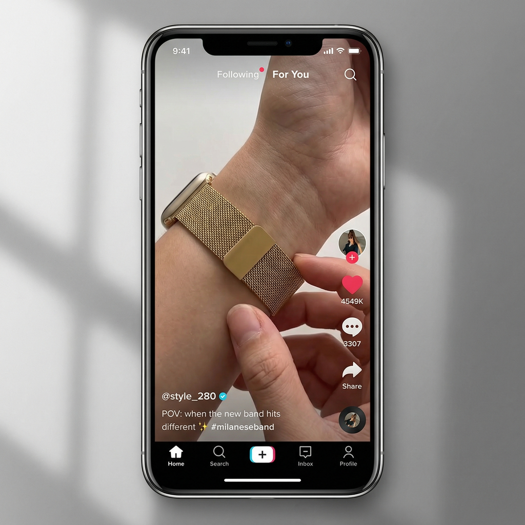 Milanese Magnetic Loop Strap with Quick Release