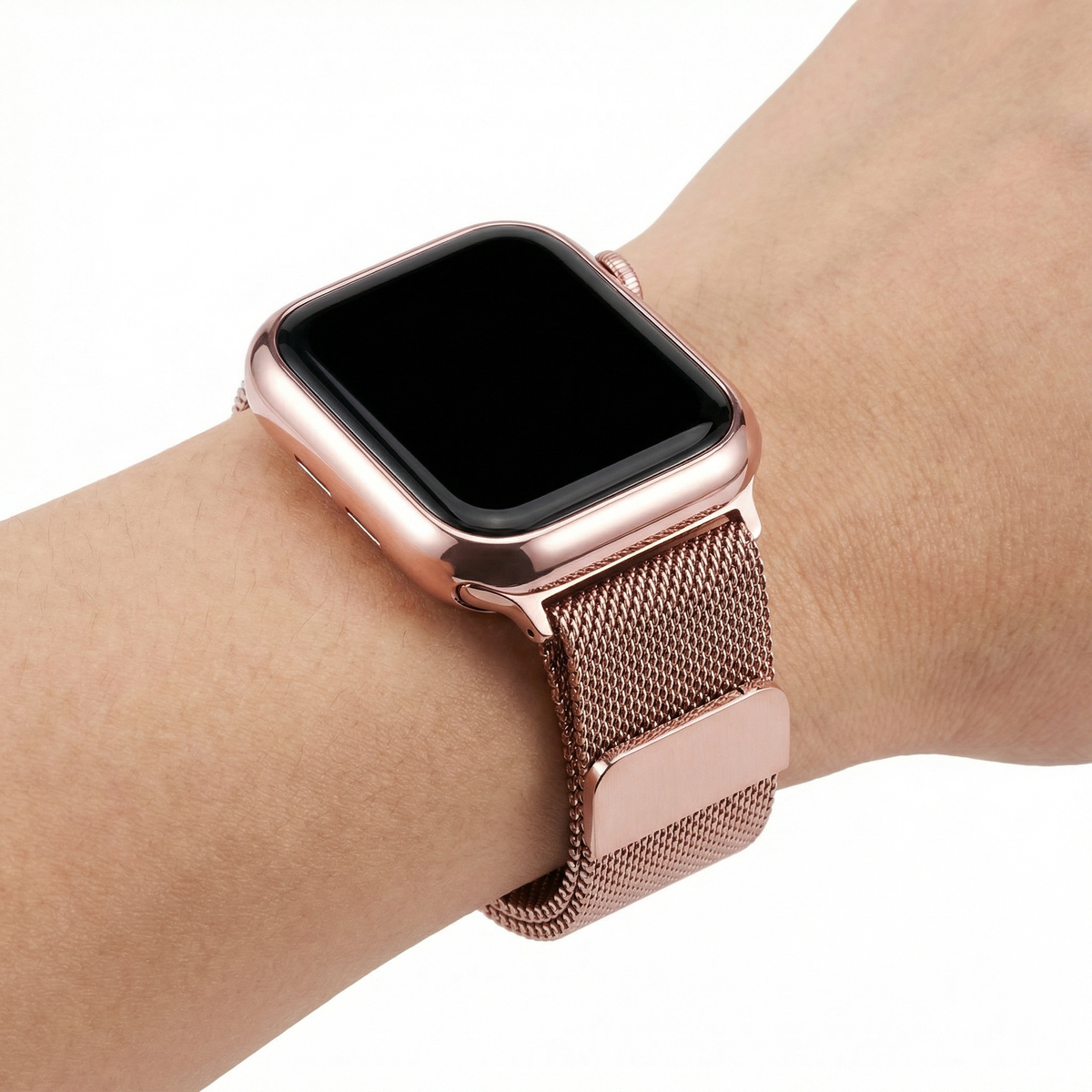 Case and Milanese Loop Strap for Apple Watch